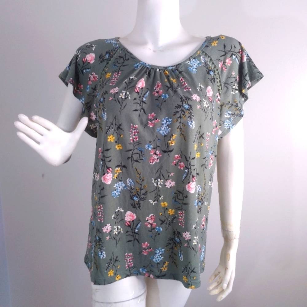 Massin Flowers Print Blouse